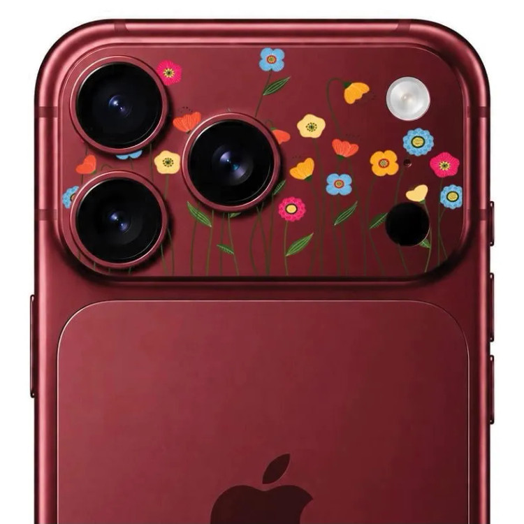 محافظ دور لنز طرح گل ها بلو Blueo Invisible Shock-Resistant Lens Protection (GN616)