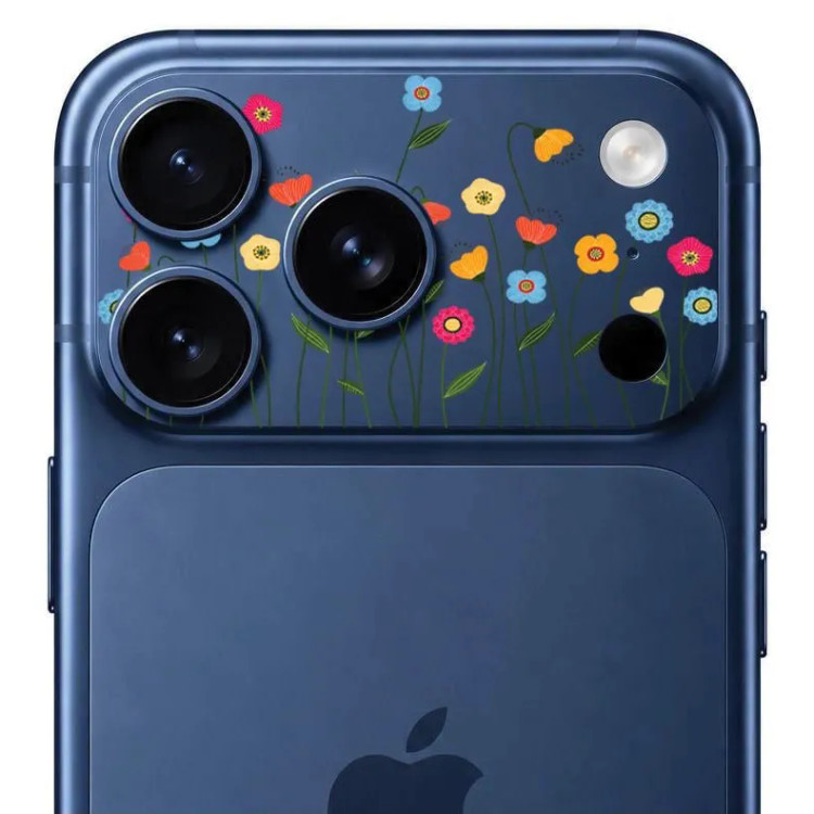 محافظ دور لنز طرح گل ها بلو Blueo Invisible Shock-Resistant Lens Protection (GN616)