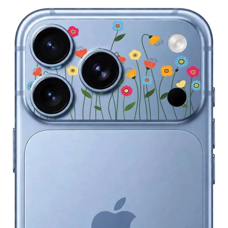 محافظ دور لنز طرح گل ها بلو Blueo Invisible Shock-Resistant Lens Protection (GN616)
