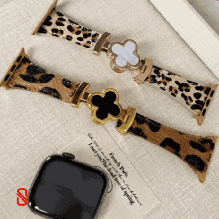 بند اپل واچ پلنگی Van Cleef ون کلیف (GN624)