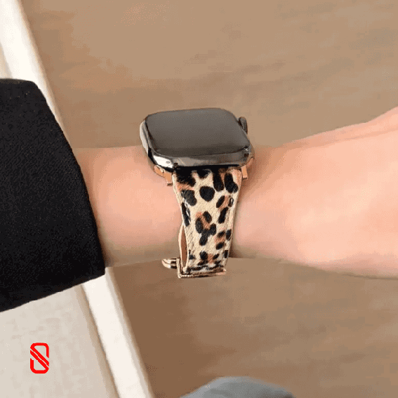 بند اپل واچ پلنگی Van Cleef ون کلیف (GN624)