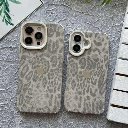 قاب پلنگی گری آیفون Gray Leopard Iphone (GN627)