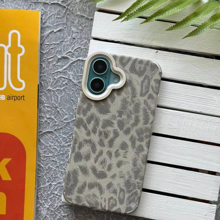 قاب پلنگی گری آیفون Gray Leopard Iphone (GN627)