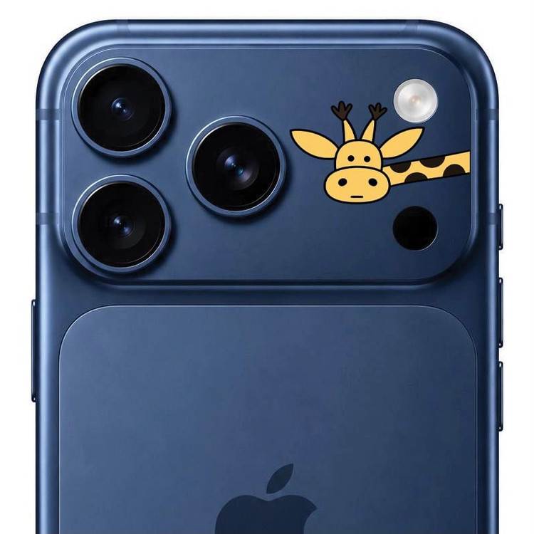 محافظ دور لنز طرح زرافه بلو Blueo Invisible Shock-Resistant Lens Protection (GN630)