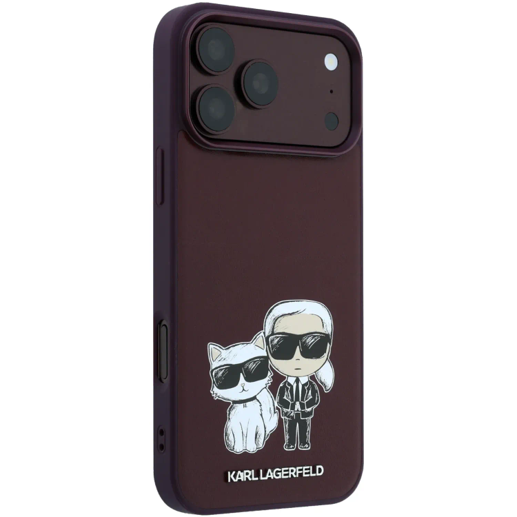 قاب کارل لاگرفلد Karl Lagerfel Smooth MagSafe PU Karl & Choupette Bodies Sketch (GN632)