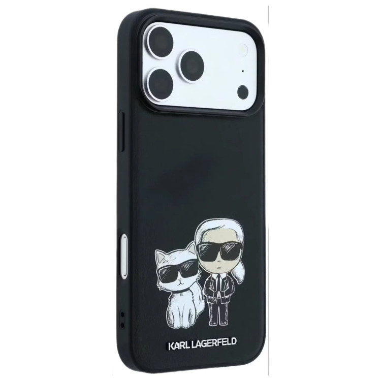 قاب کارل لاگرفلد Karl Lagerfel Smooth MagSafe PU Karl & Choupette Bodies Sketch (GN632)