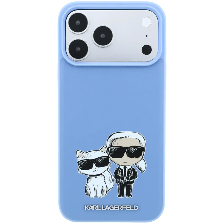 قاب کارل لاگرفلد Karl Lagerfel Smooth MagSafe PU Karl & Choupette Bodies Sketch (GN632)