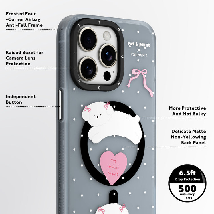 قاب Youngkit یانگ کیت Cat&Point Sweet Atmosphere Magsafe Series آیفون Iphone (GN647)