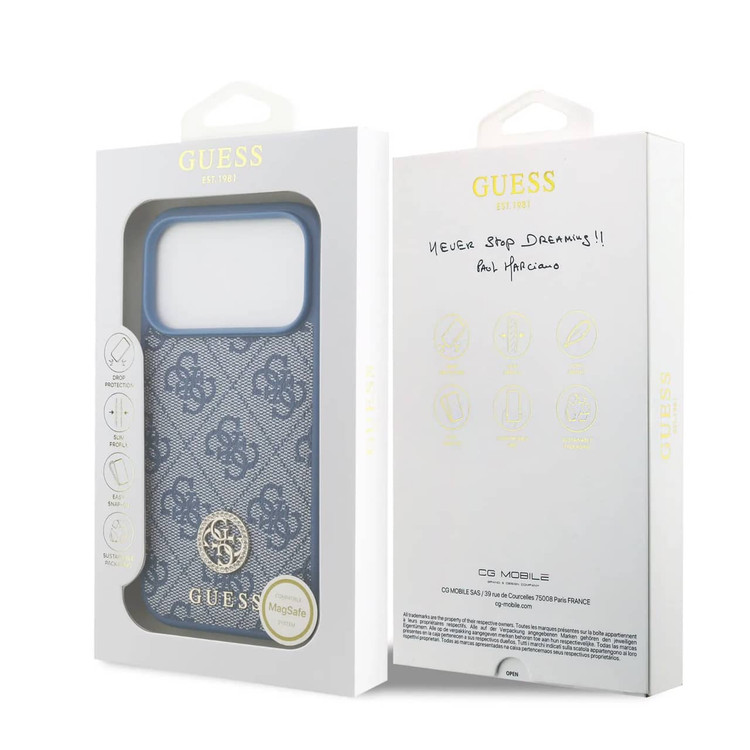 قاب Guess Magsafe گس لوگو حلقه ای Iphone سری 17 (GN655)