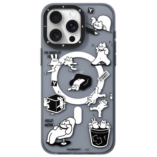 قاب یانگ کیت Youngkit Rabbit and Cat Magsafe Iphone (GN656)