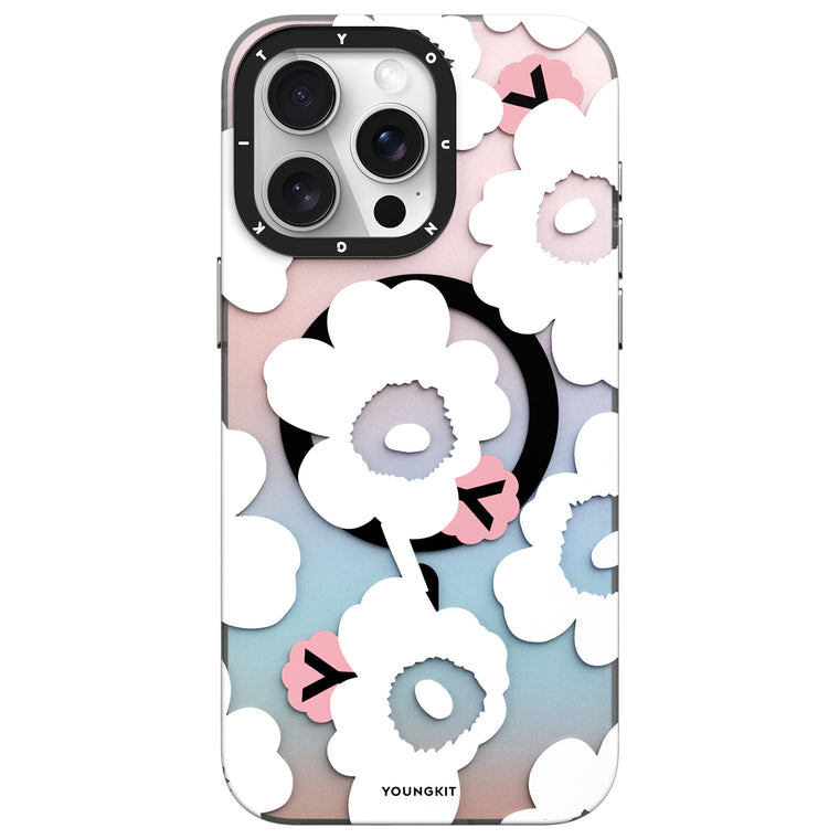 قاب Youngkit یانگ کیت Color Changing Floral Magsafe Series Iphone (GN658)