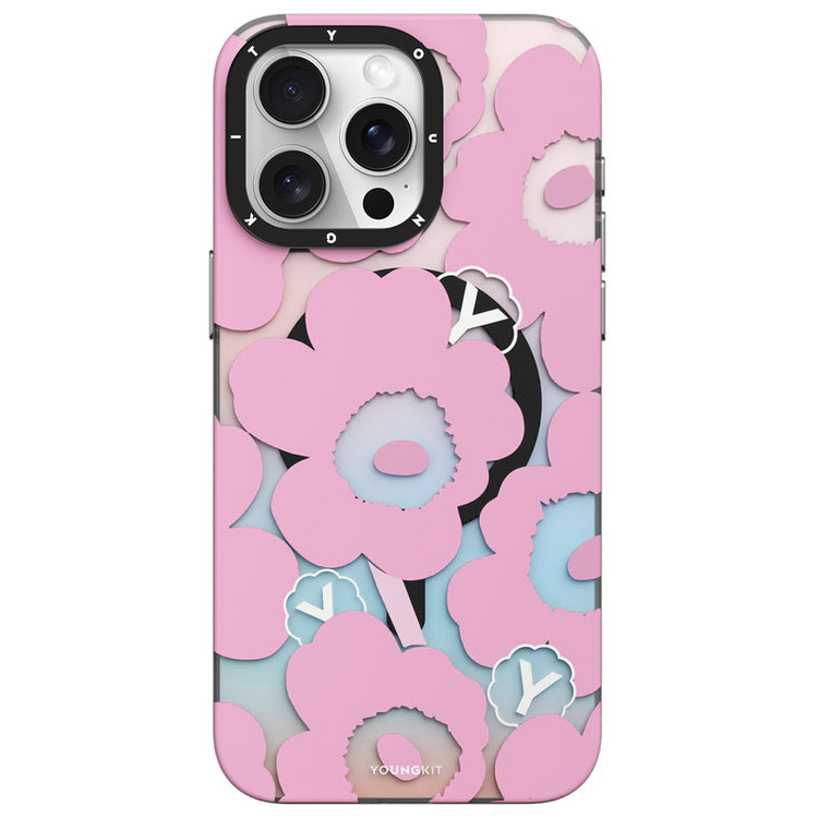قاب Youngkit یانگ کیت Color Changing Floral Magsafe Series Iphone (GN658)