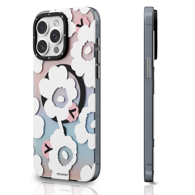 قاب Youngkit یانگ کیت Color Changing Floral Magsafe Series Iphone (GN658)