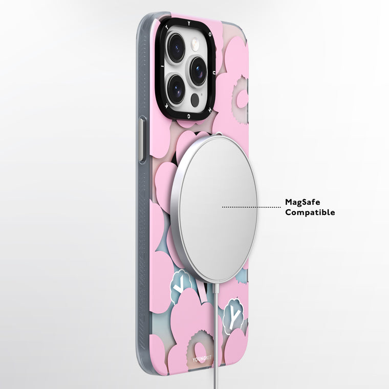 قاب Youngkit یانگ کیت Color Changing Floral Magsafe Series Iphone (GN658)