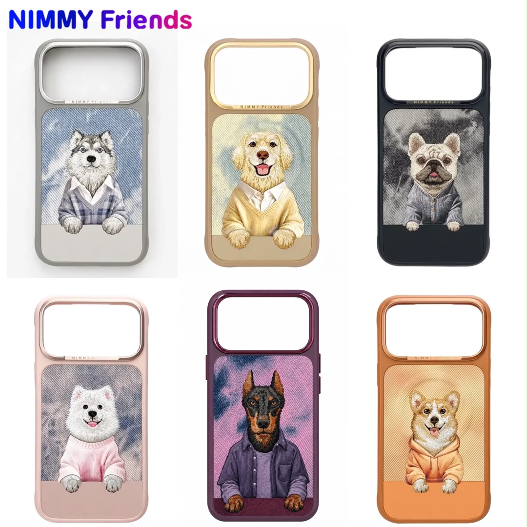 قاب Nimmy نیمی Gentle Pets Series آیفون سری 17 & 18 (GN662)
