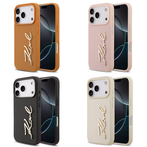 قاب کارل لاگرفلد Karl Lagerfeld نوشته برجسته Iphone سری 17 (GN667)