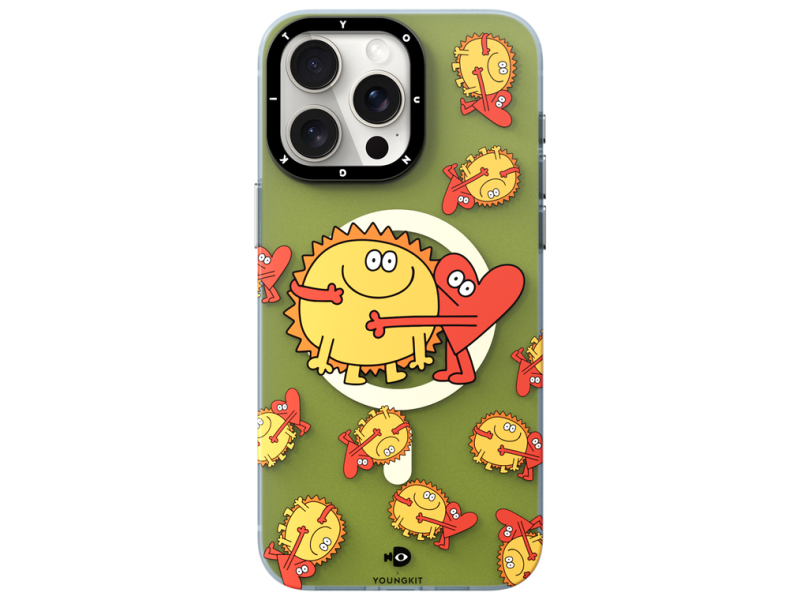 قاب Youngkit یانگ کیت Green Nina Canvas Of Joy Magsafe Series iphone (GN678)