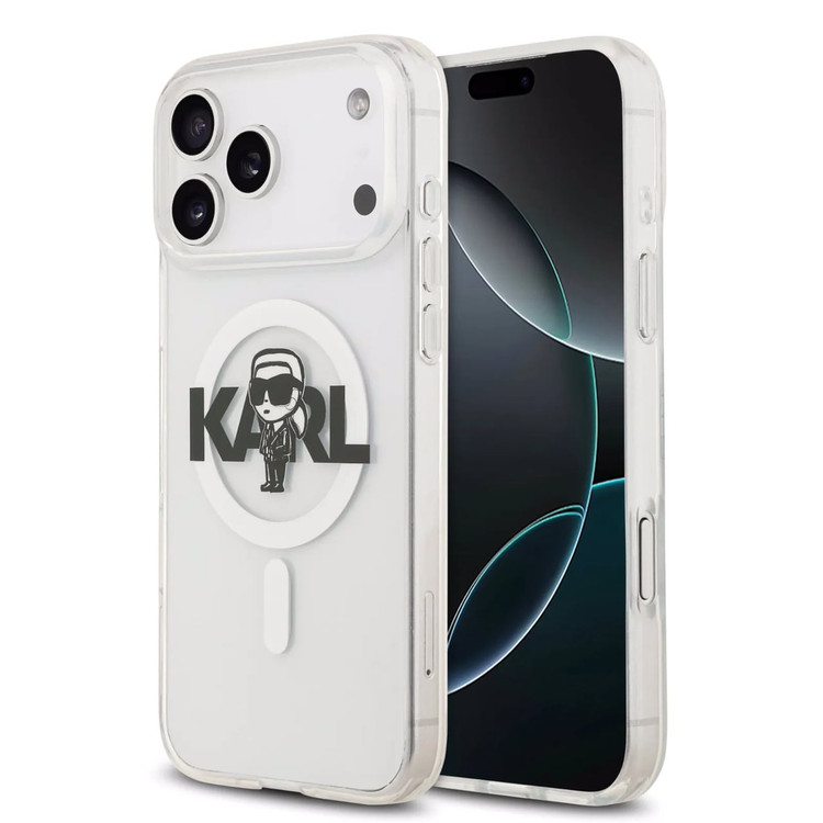 قاب کارل لاگرفلد Karl Lagerfeld شماره 4 سری Iphone 17 (GN680)
