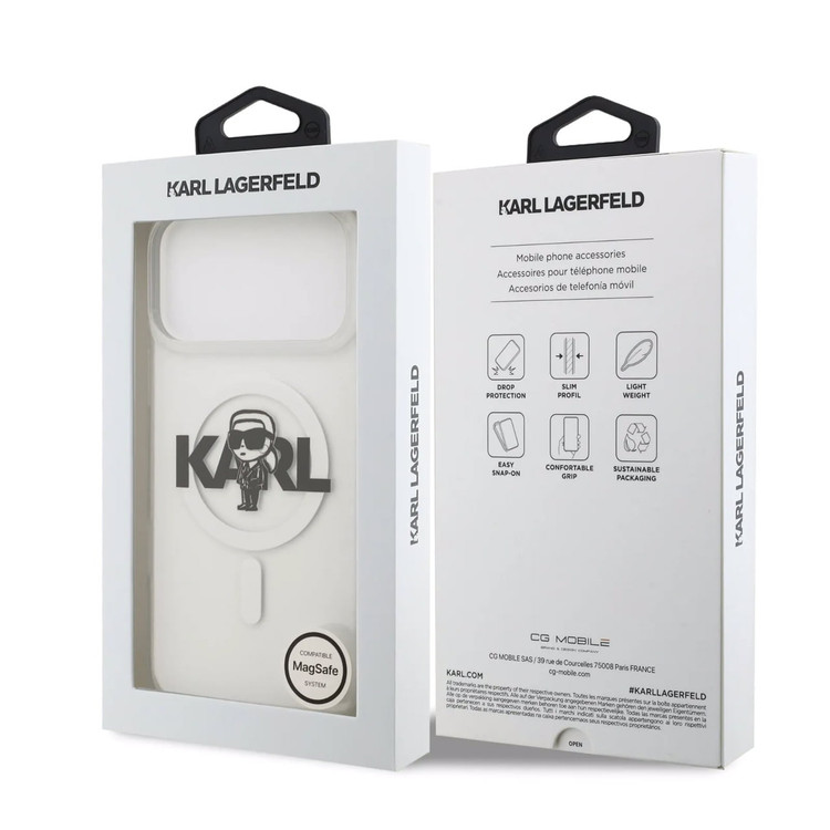 قاب کارل لاگرفلد Karl Lagerfeld شماره 4 سری Iphone 17 (GN680)