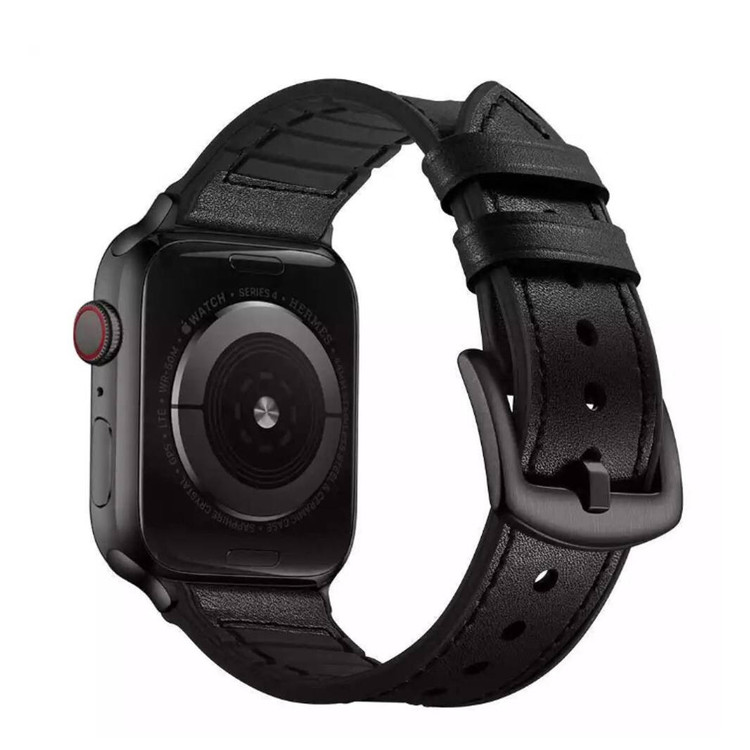 بند اپل واچ چرم دور دوخت (GN686)