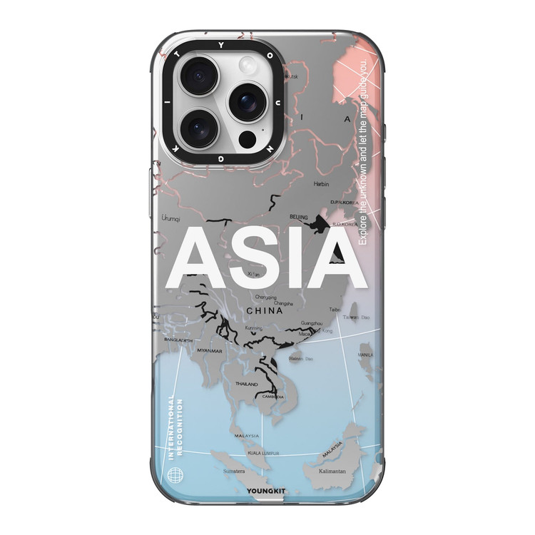 قاب یانگ کیت Youngkit Color Changing Globe Trotter Magsafe Iphone (GN713)