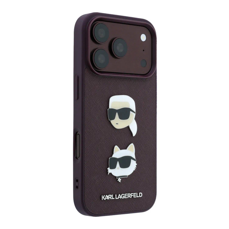 قاب کارل لاگرفلد Karl Lagerfeld با گربه Iphone سری 17 & 18 (GN716)