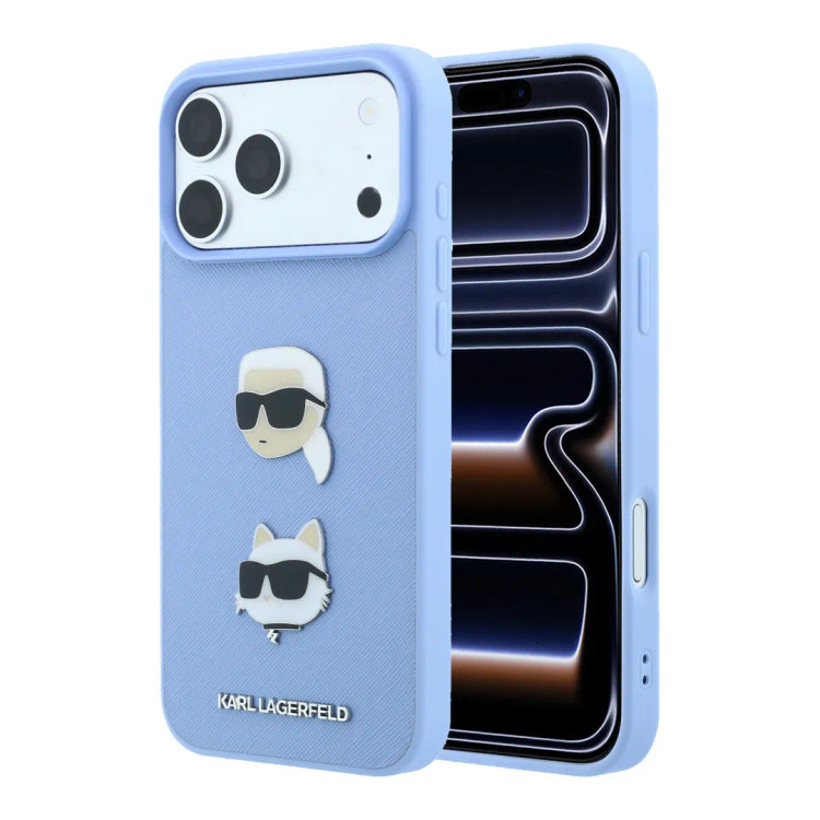 قاب کارل لاگرفلد Karl Lagerfeld با گربه Iphone سری 17 & 18 (GN716)