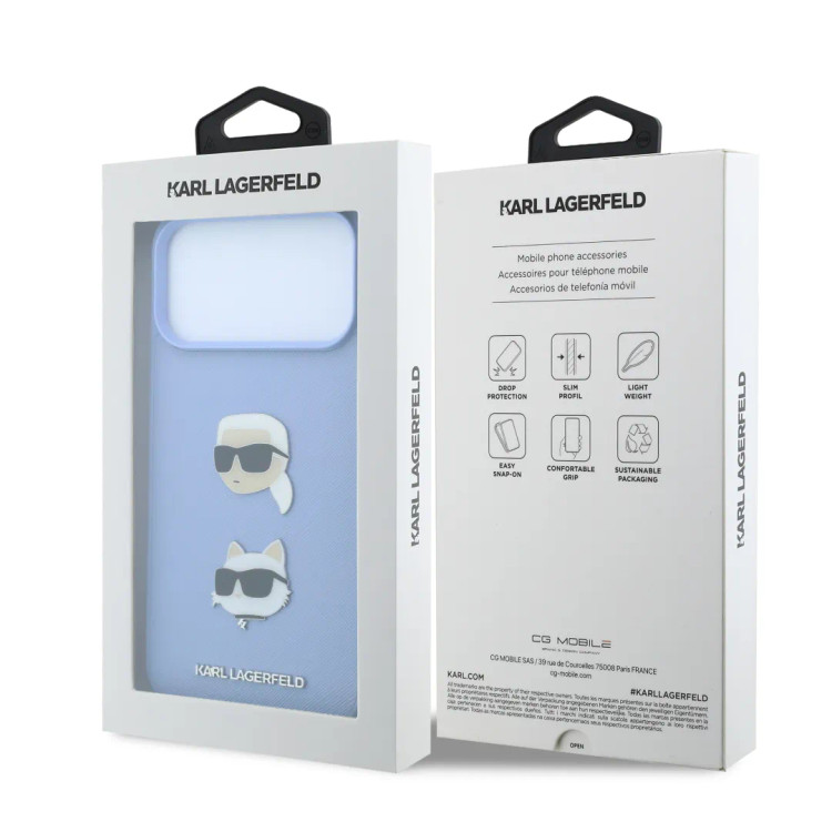 قاب کارل لاگرفلد Karl Lagerfeld با گربه Iphone سری 17 & 18 (GN716)