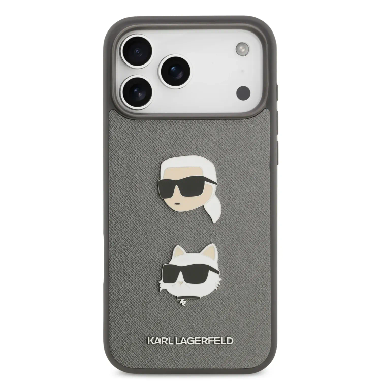 قاب کارل لاگرفلد Karl Lagerfeld با گربه Iphone سری 17 & 18 (GN716)