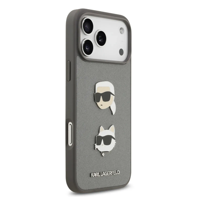قاب کارل لاگرفلد Karl Lagerfeld با گربه Iphone سری 17 & 18 (GN716)