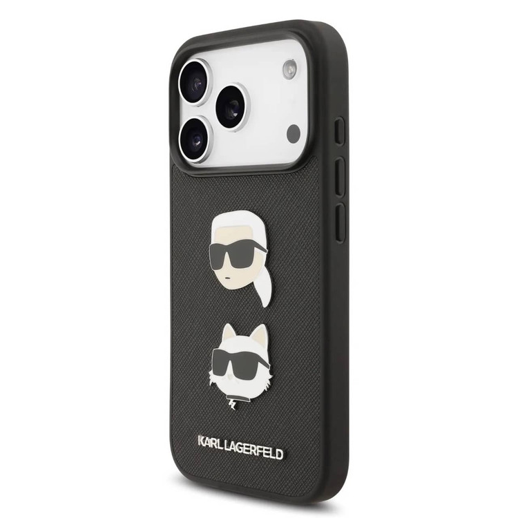 قاب کارل لاگرفلد Karl Lagerfeld با گربه Iphone سری 17 & 18 (GN716)