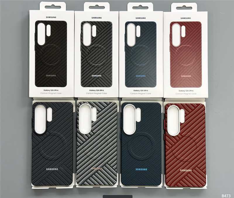 قاب فیبر کربن با مگ سیف سامسونگ Fiber Carbon  Magnetic Case Samsung (GN721)