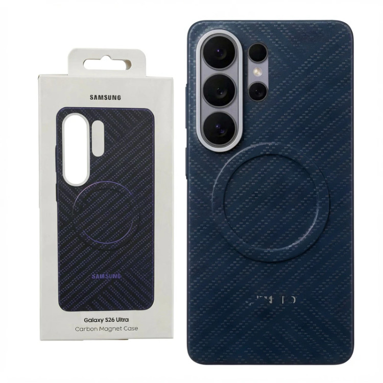 قاب فیبر کربن با مگ سیف سامسونگ Fiber Carbon Magnetic Case Samsung (GN721)