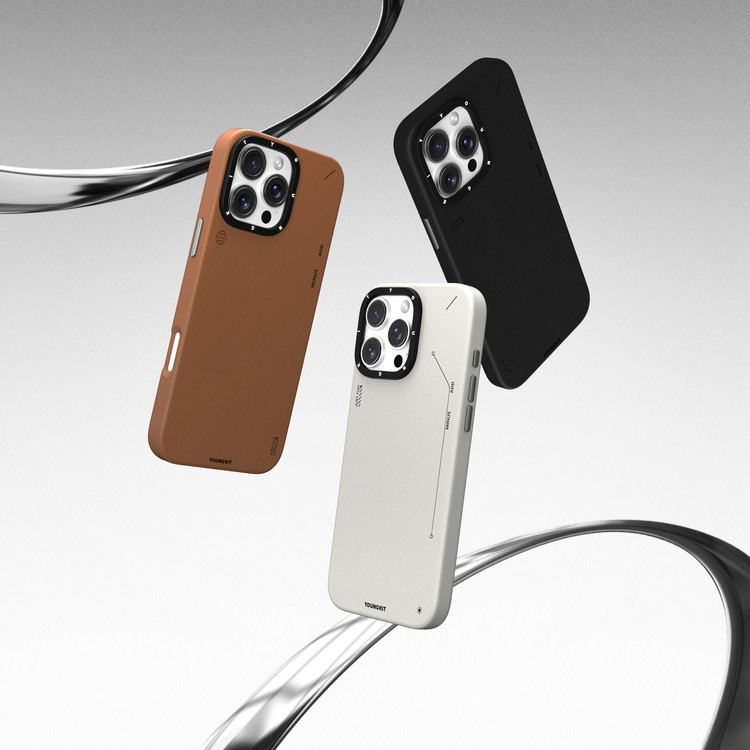 قاب یانگ کیت Youngkit Simple Matte Leather Case Magsafe Iphone (GN735)