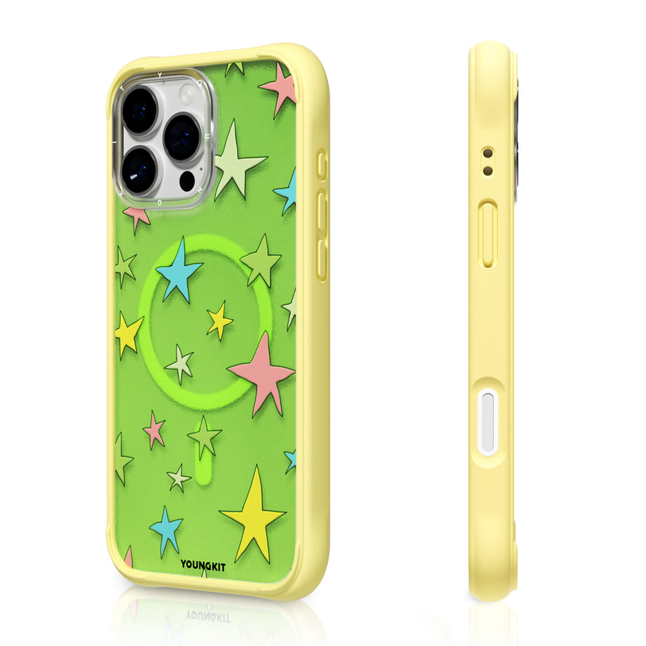 قاب Youngkit یانگ کیت Stars زرد (GN748)