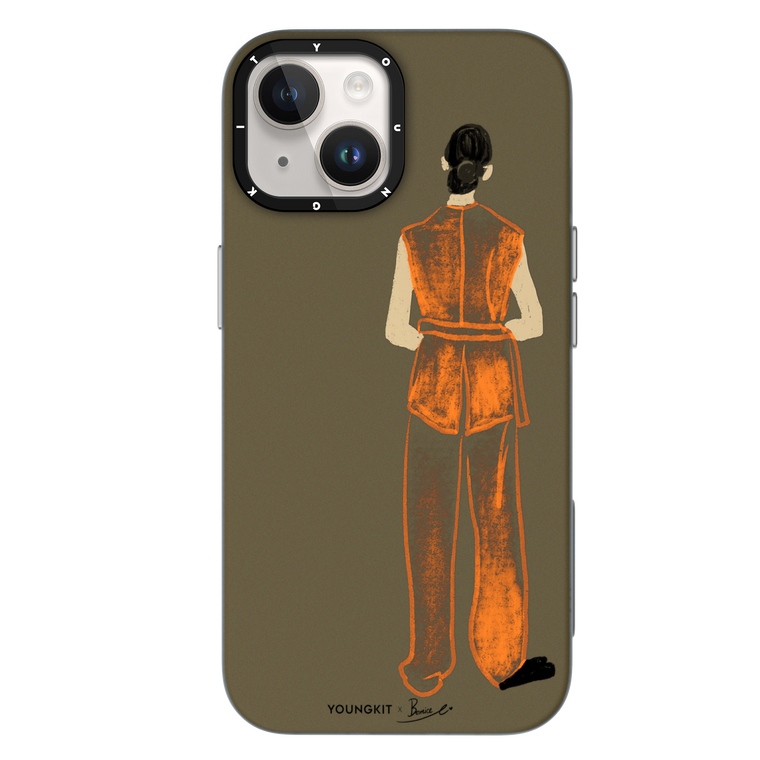 قاب یانگ کیت Youngkit Bemice Orange Graceful Silhouette Magsafe Iphone (GN764)