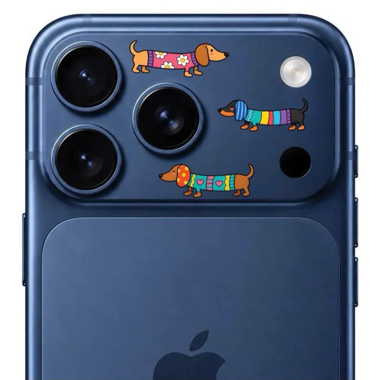 محافظ دور لنز طرح سوسیس بلو Blueo Invisible Shock-Resistant Lens Protection (GN765)