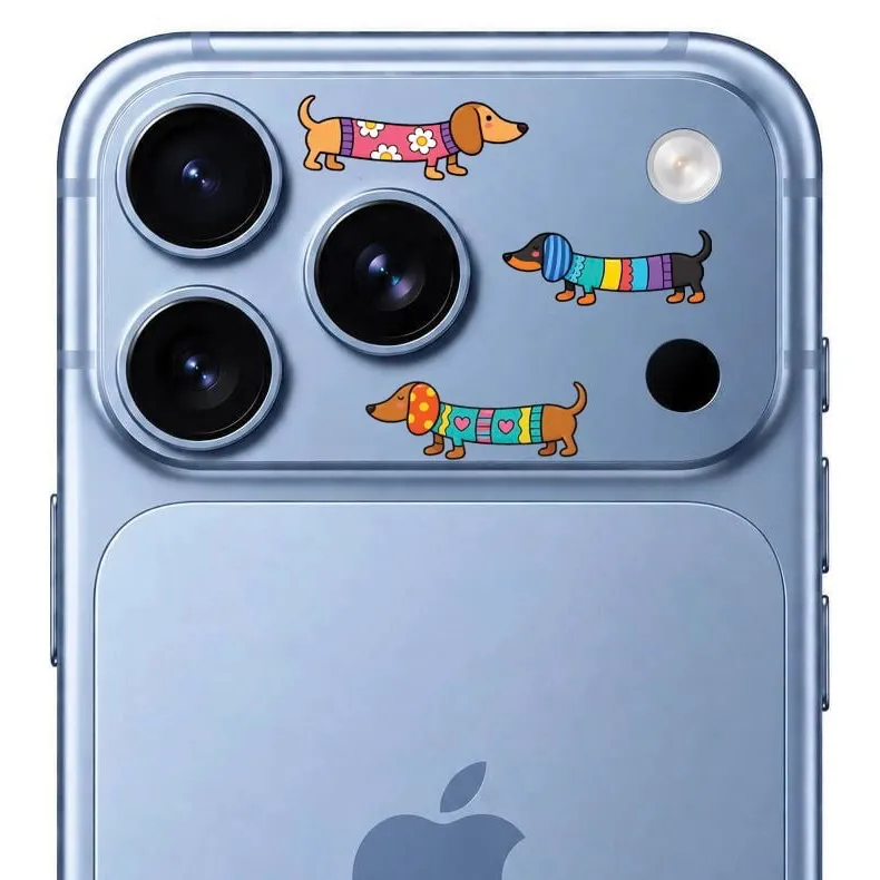 محافظ دور لنز طرح سوسیس بلو Blueo Invisible Shock-Resistant Lens Protection (GN765)