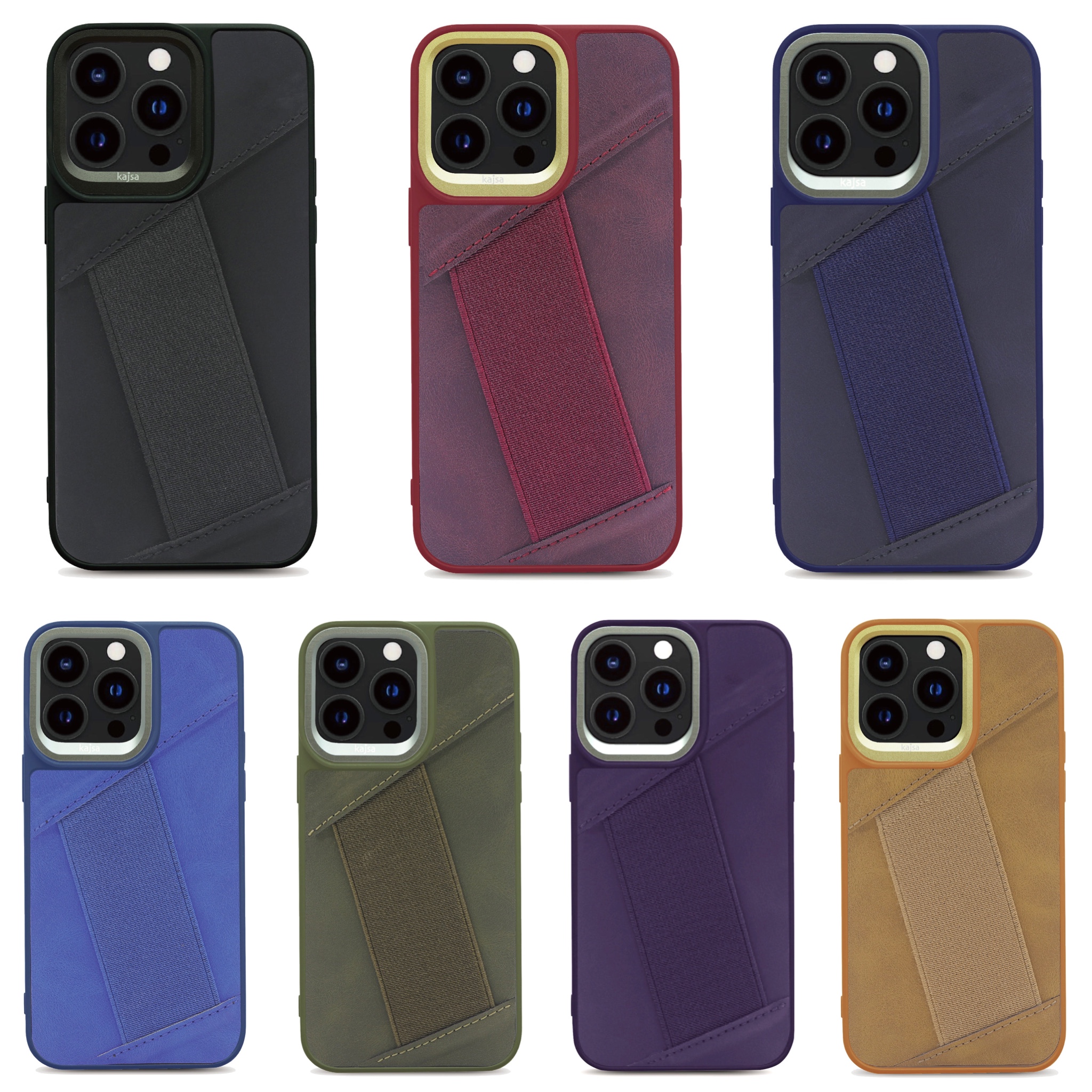 قاب Kajsa Elastic Hand Grip کجسا آیفون Iphone (GN769)