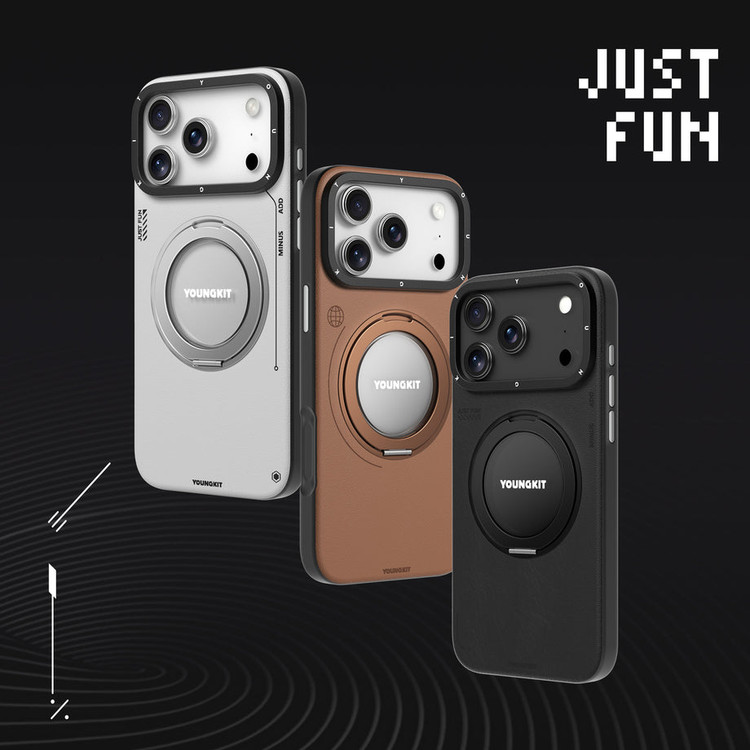 قاب Youngkit یانگ کیت Leather 360 Rotation Ring Stand Case Magsafe آیفون (GN790)