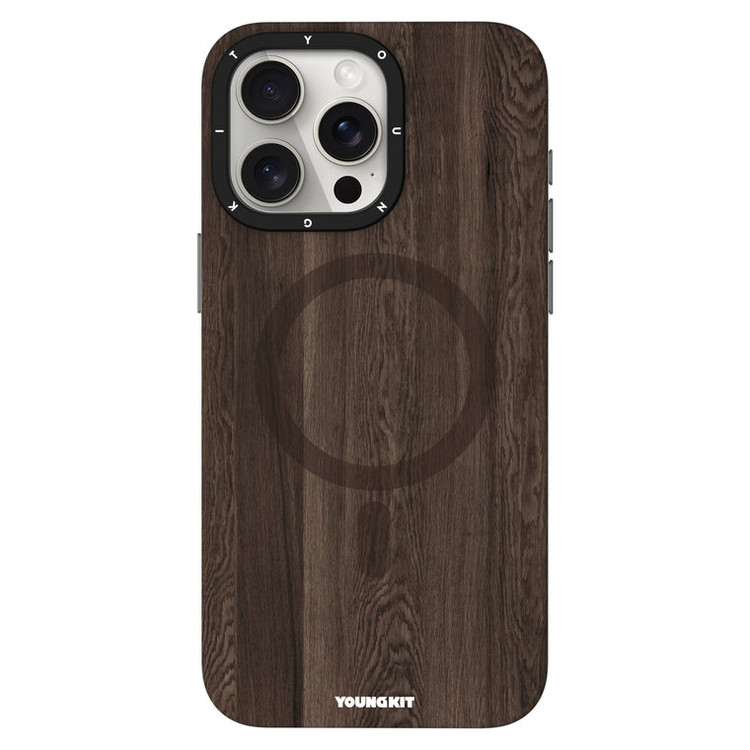 قاب Youngkit یانگ کیت Wooden Texture Magsafe Series Iphone (GN795)