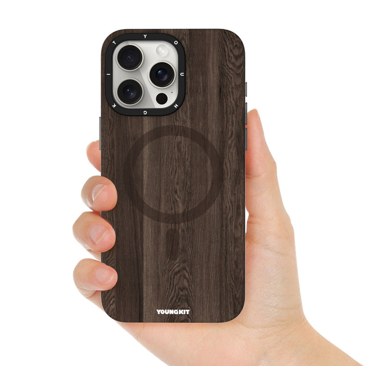 قاب Youngkit یانگ کیت Wooden Texture Magsafe Series Iphone (GN795)