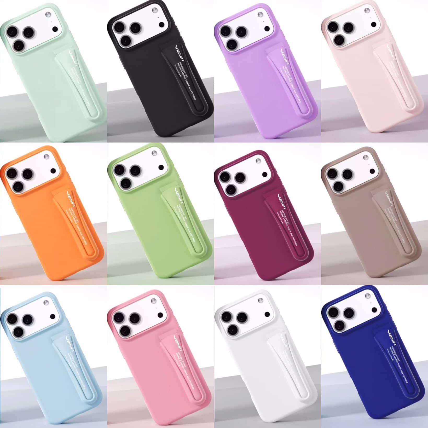 قاب واوی Vawi Lipstick Silicone Case سری 17 آیفون (بدون لیپ تینت) (GN796)