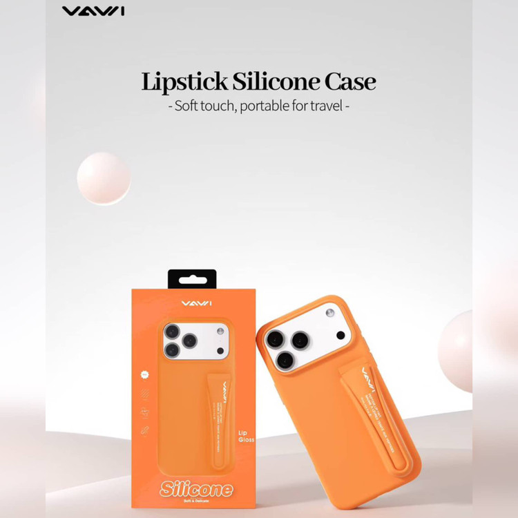 قاب واوی Vawi Lipstick Silicone Case سری 17 آیفون (بدون لیپ تینت) (GN796)