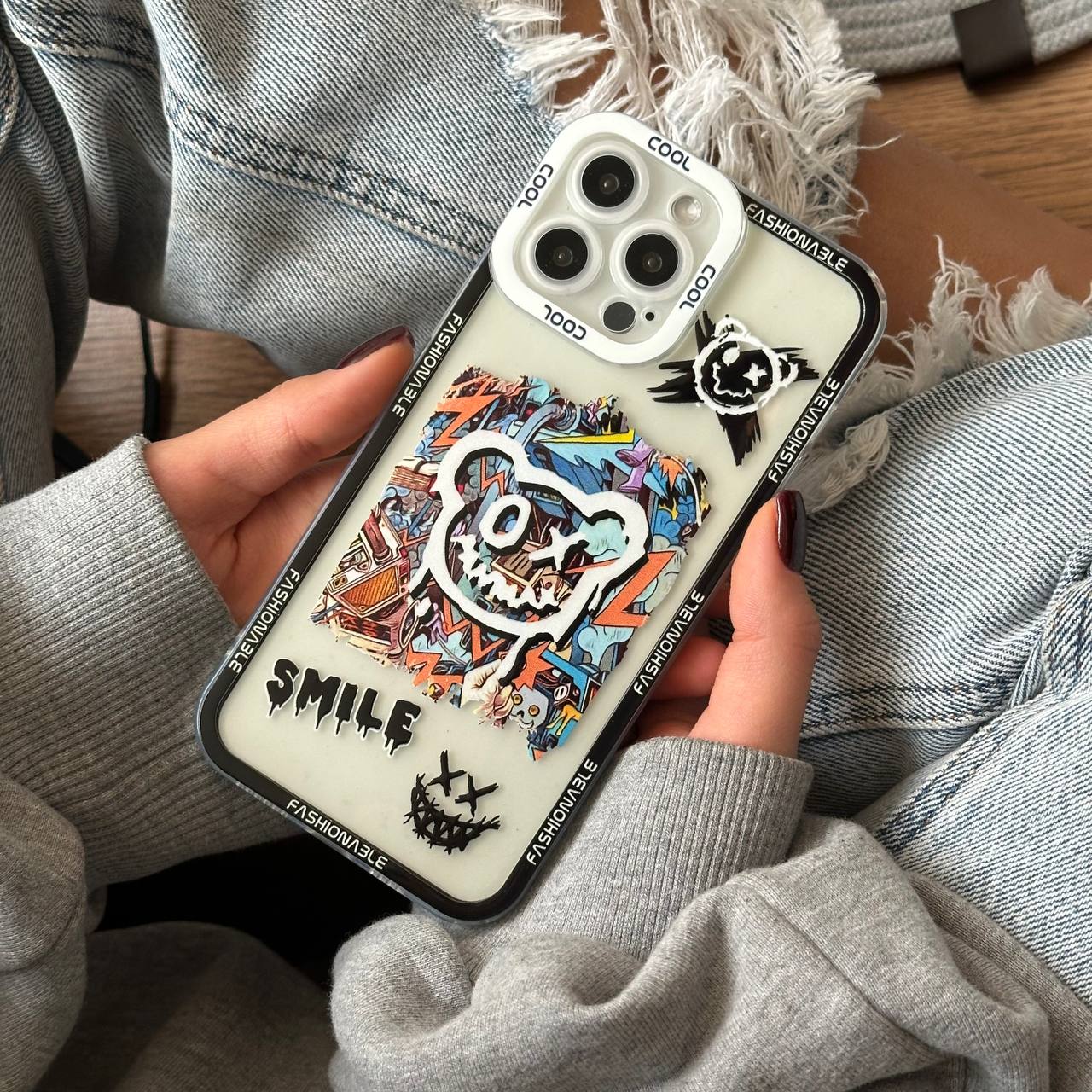 قاب Cool Smile لبخند بانمک آیفون Iphone (GN803)