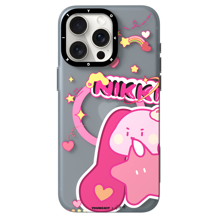 قاب Youngkit یانگ کیت Pink Rabbit Star Trail Magsafe Iphone (GN811)