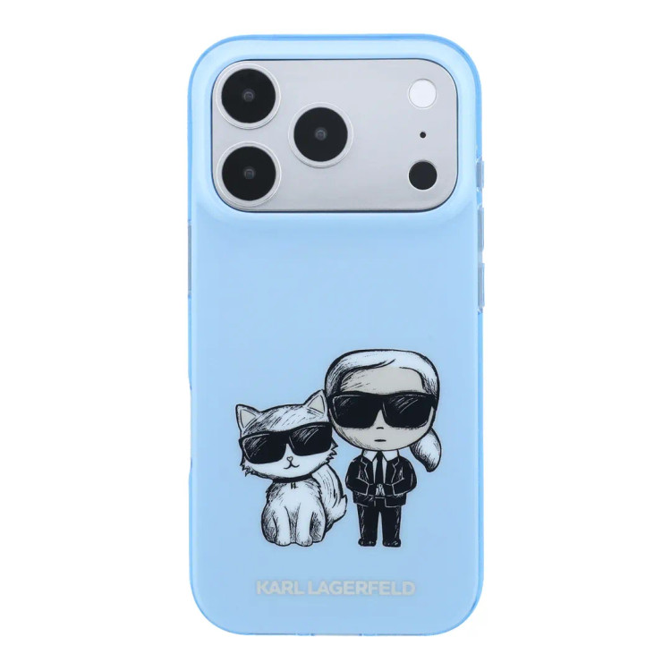 قاب کارل لاگرفلد Karl Lagerfel Smooth MagSafe Transparent Karl & Choupette Bodies Sketch (GN816)