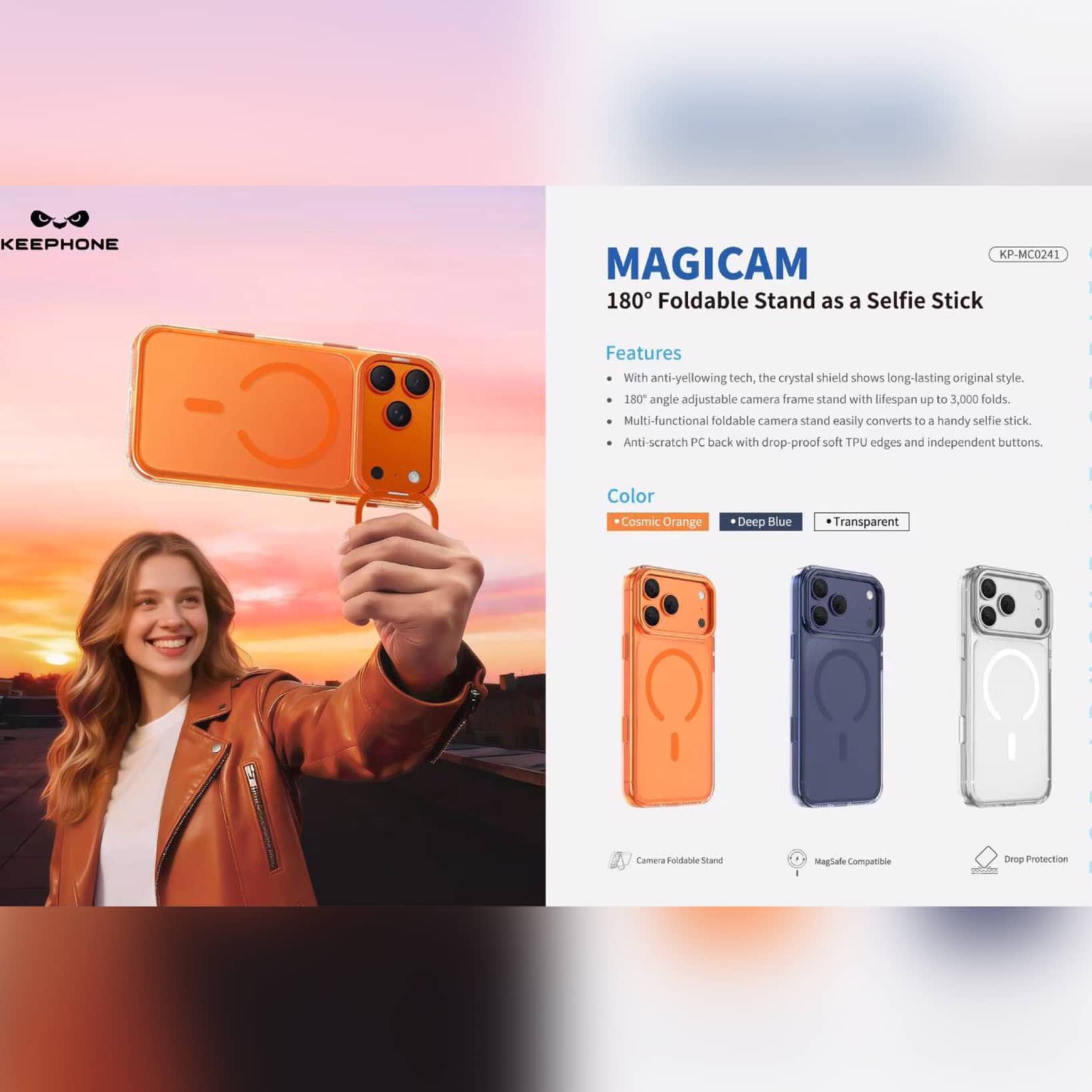 قاب کی فون KeePhone Magicam Series Iphone (GN821)