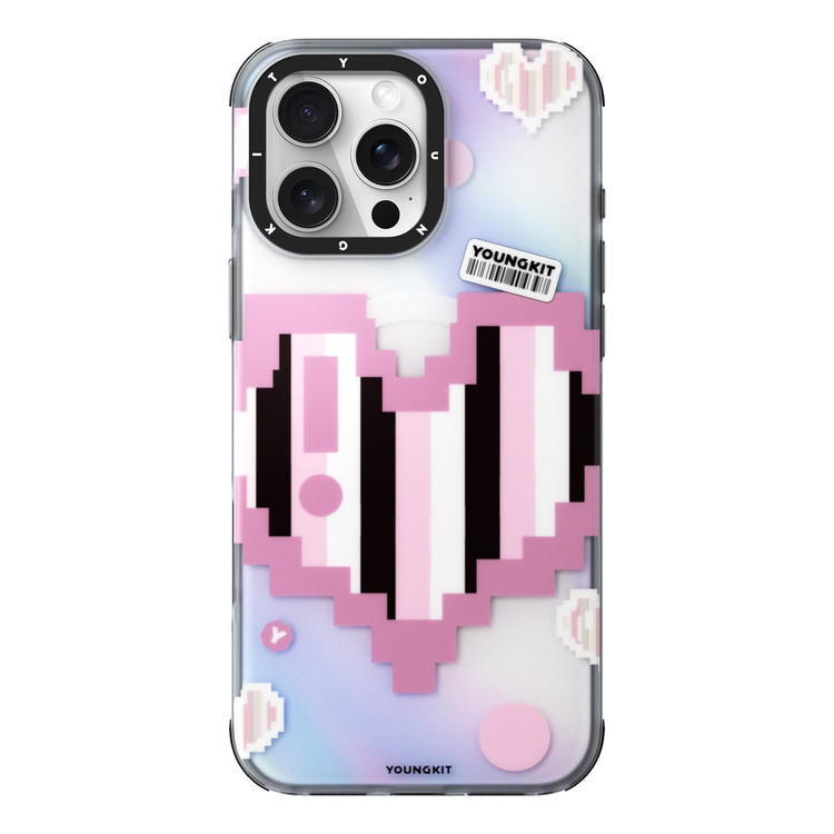قاب یانگ کیت Youngkit Color Changing Pixel Heartbeat Iphone (GN841)