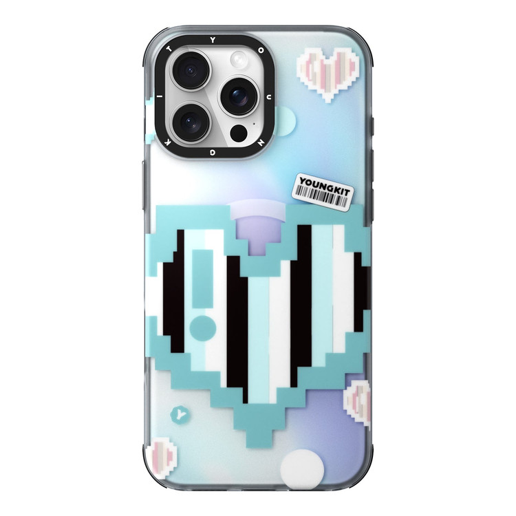 قاب یانگ کیت Youngkit Color Changing Pixel Heartbeat Iphone (GN841)